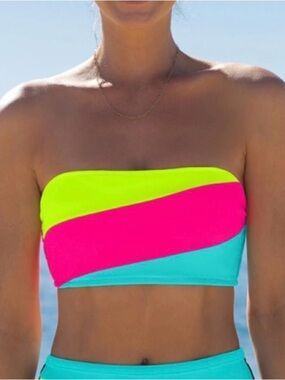 Popvil neon swim top